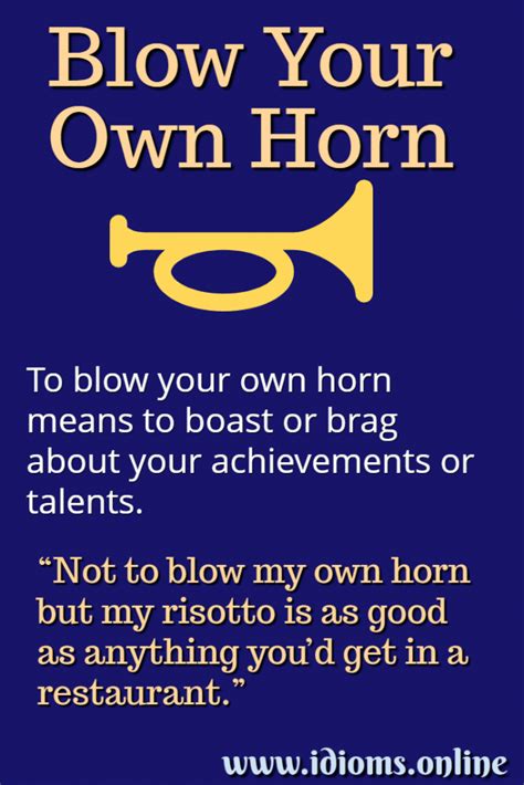 blowing your own horn.net|blowing your horn 10.